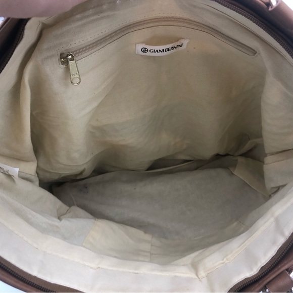 GIANI BERNINI Vintage Paperstraw Woven shoulder bag - Picture 8 of 12